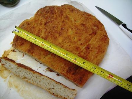 sliced baked plain bread with yeast