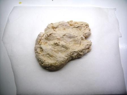 pb03fl04flatten flat loaf plain bread